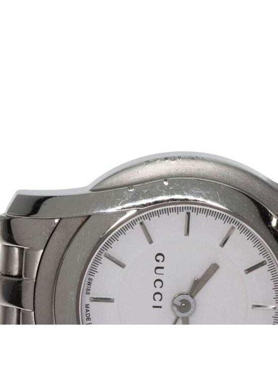 Gucci Round Face Watch SS